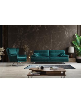 Boss Mekanizmalı Kanepe Berjer Yeşil